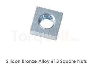 Silicon Bronze 613 Square Nuts