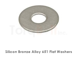 Silicon Bronze 651 Flat Washers