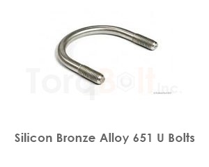 Silicon Bronze 651 U Bolts