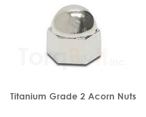 Titanium Grade 2 Acorn Nuts