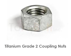 Titanium Grade 2 Coupling Nuts