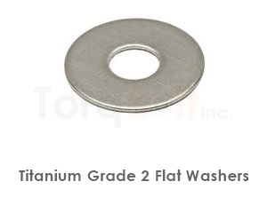 Titanium Grade 2 Flat Washers
