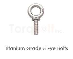 Titanium Grade 5 Eye Bolts