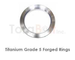 Titanium Grade 5 Forged Rings