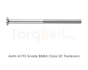 Astm A193 Grade B8M3 Class 2C Bolts / ASME SA193 Grade B8M3 Class 2C Bolts