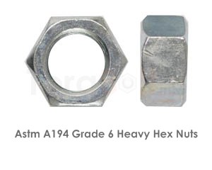 Astm A194 Grade 6 Heavy Hex Nuts