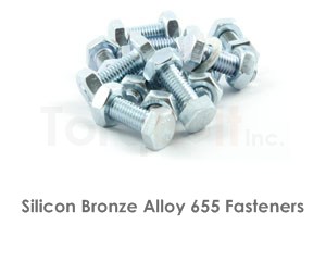 Silicon bronze 655 Fasteners Heavy Hex Bolts Screws Studs Nuts Washers