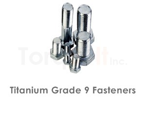Titanium Grade 9 Fasteners like Heavy Hex Bolts Screws Nuts Washers